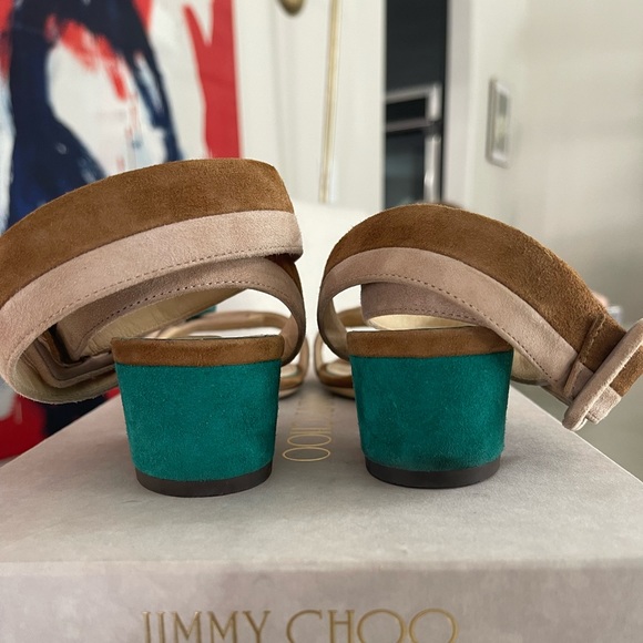Jimmy Choo Dacha Block Heel Sandal - Picture 6 of 7